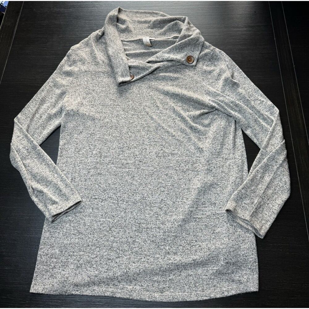 Misia Woman’s Pullover Sweater Size XL Gray